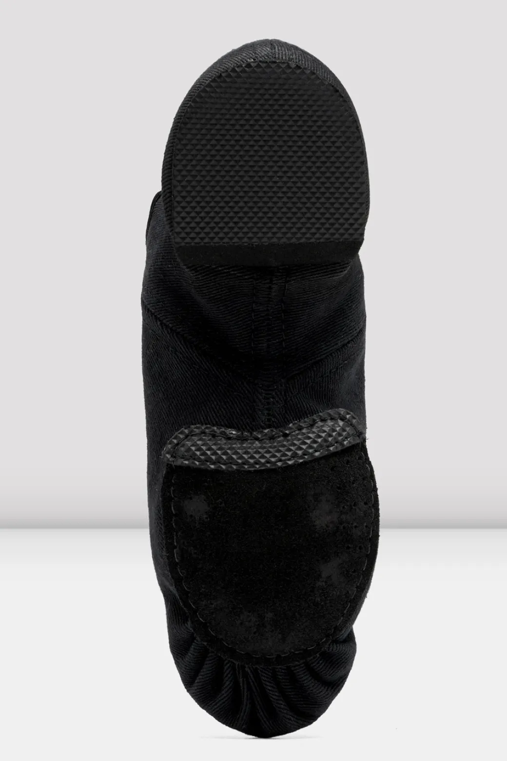 Childrens Phantom Canvas Jazz Shoes in Black