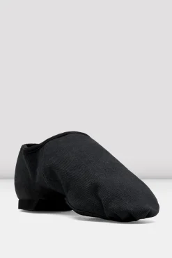 Childrens Phantom Canvas Jazz Shoes in Black