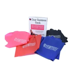 Clover Bands Box Set of 4 Latex Resistance Band Strips