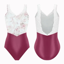 Danse De Paris Demi Moulin Tank Leotard Blush Rose