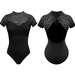 Danse De Paris Marilyn Short Sleeve Leotard