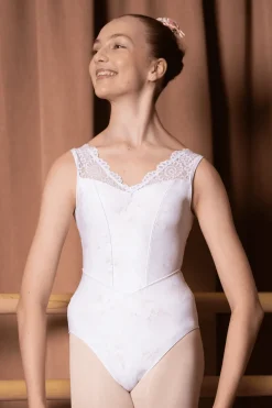 Danse De Paris Moulin Tank Leotard Chantilly