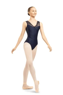 Danse De Paris Moulin Tank Leotard Moulin Midnight