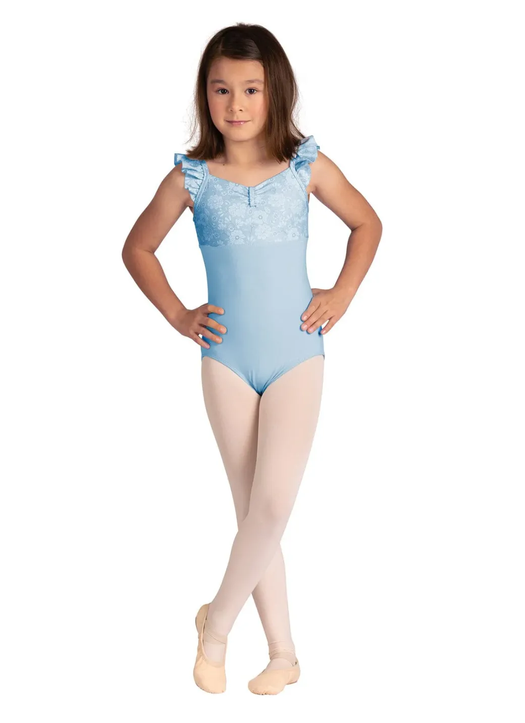 Danznmotion Brooke Floral Tank Leotard Kids