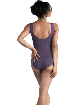 Danznmotion Pleated Tank Leotard