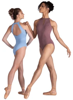 Danznmotion Seamed Halter Leotard