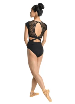 Danznmotion Yasmin Micro Cap Sleeve Leotard