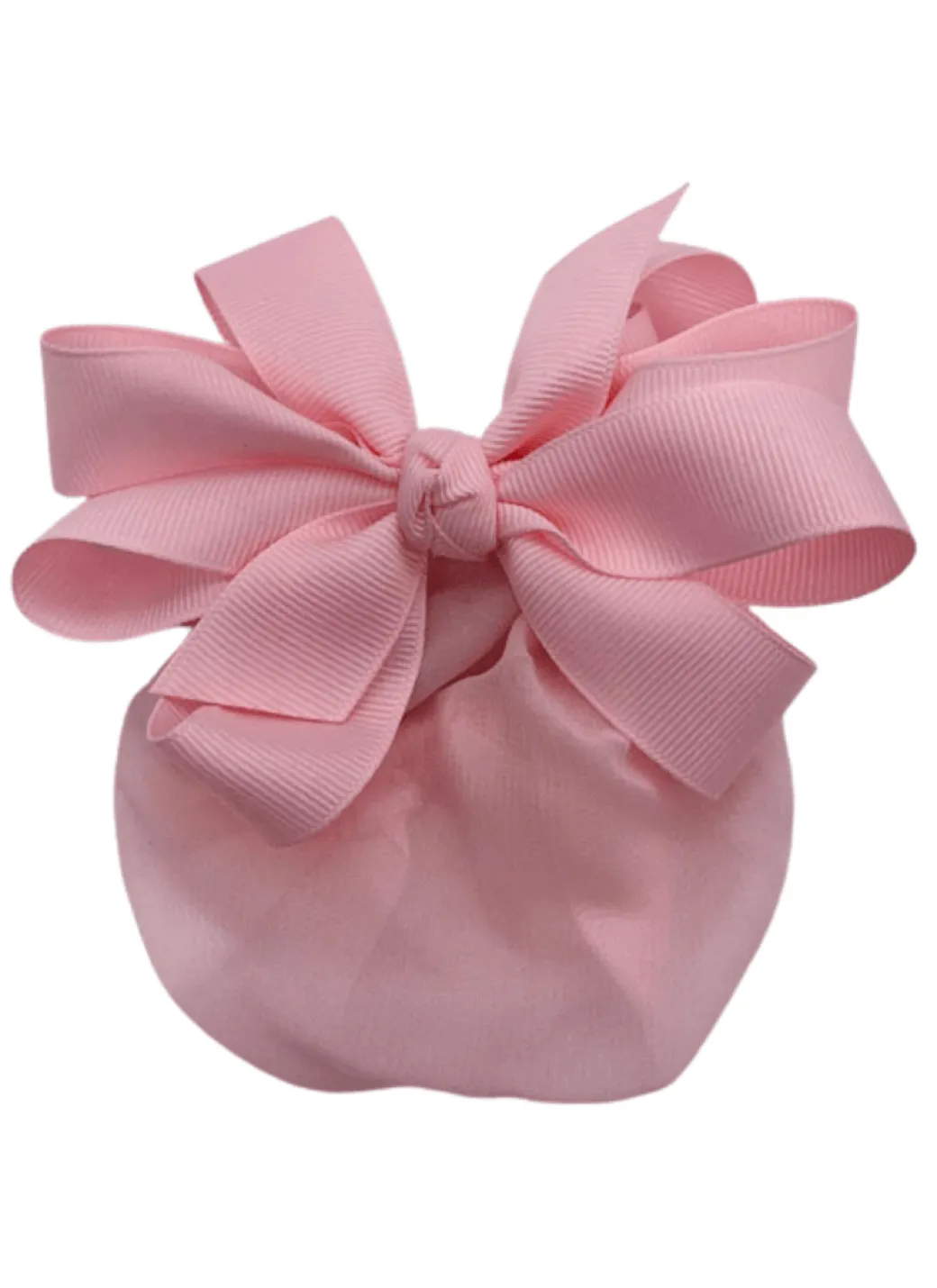 Dasha Grosgrain Bow with Snood Pink