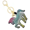 Dasha Puffy Unicorn Keychain
