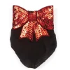 Dasha Sequin Bow with Snood Red
