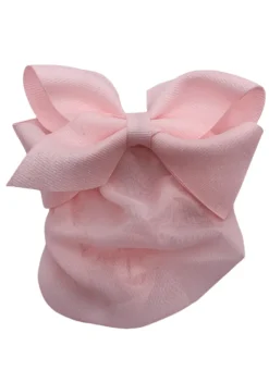 Dasha Sparkle Bow with Snood Pink