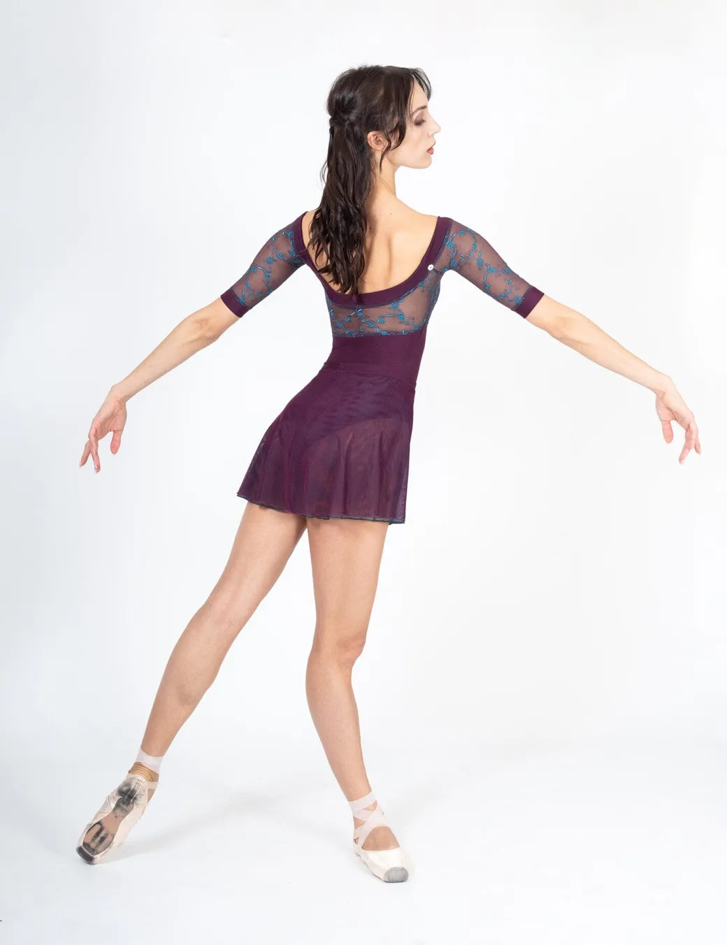 DellaLo Afrodite CL 3/4 Sleeve Leotard