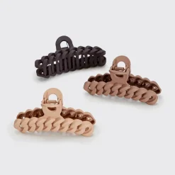 Eco-friendly Chain Claw Clip 3pc Set Neutral