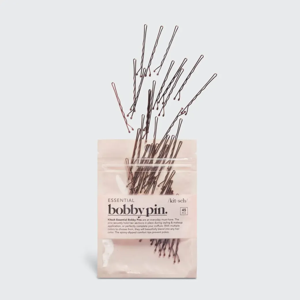 Essential Bobby Pins 45pc Brown