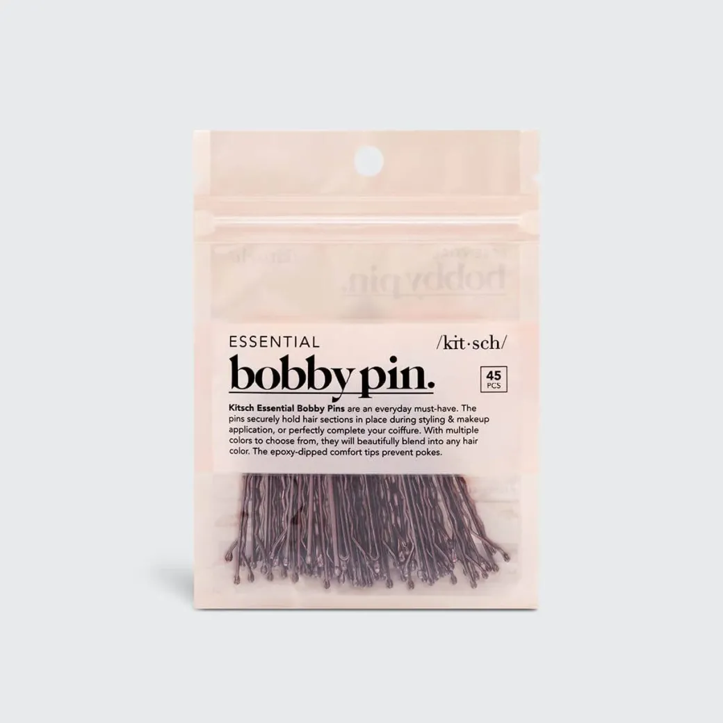 Essential Bobby Pins 45pc Brown