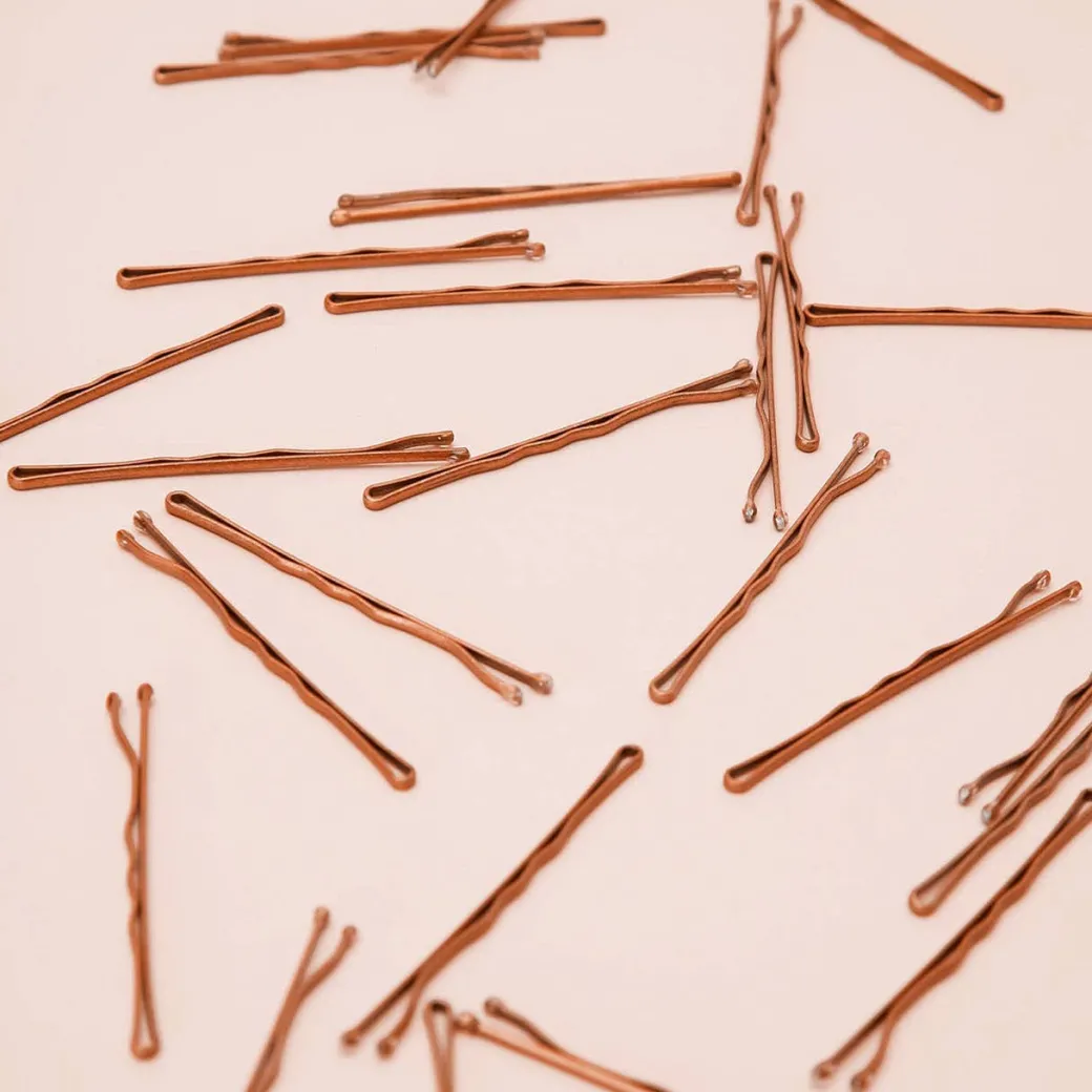 Essential Bobby Pins 45pc Brown