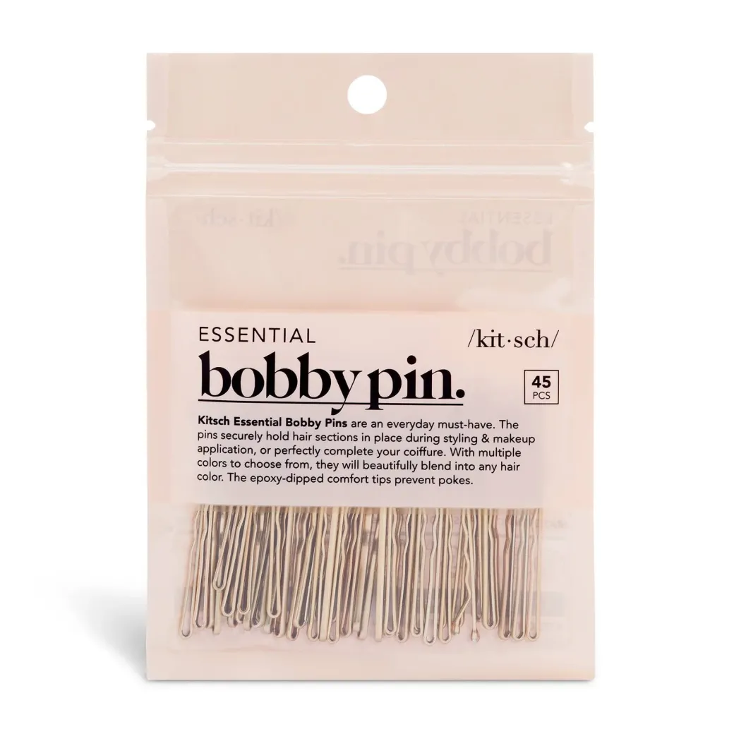 Essential Bobby Pins 45pc Blonde