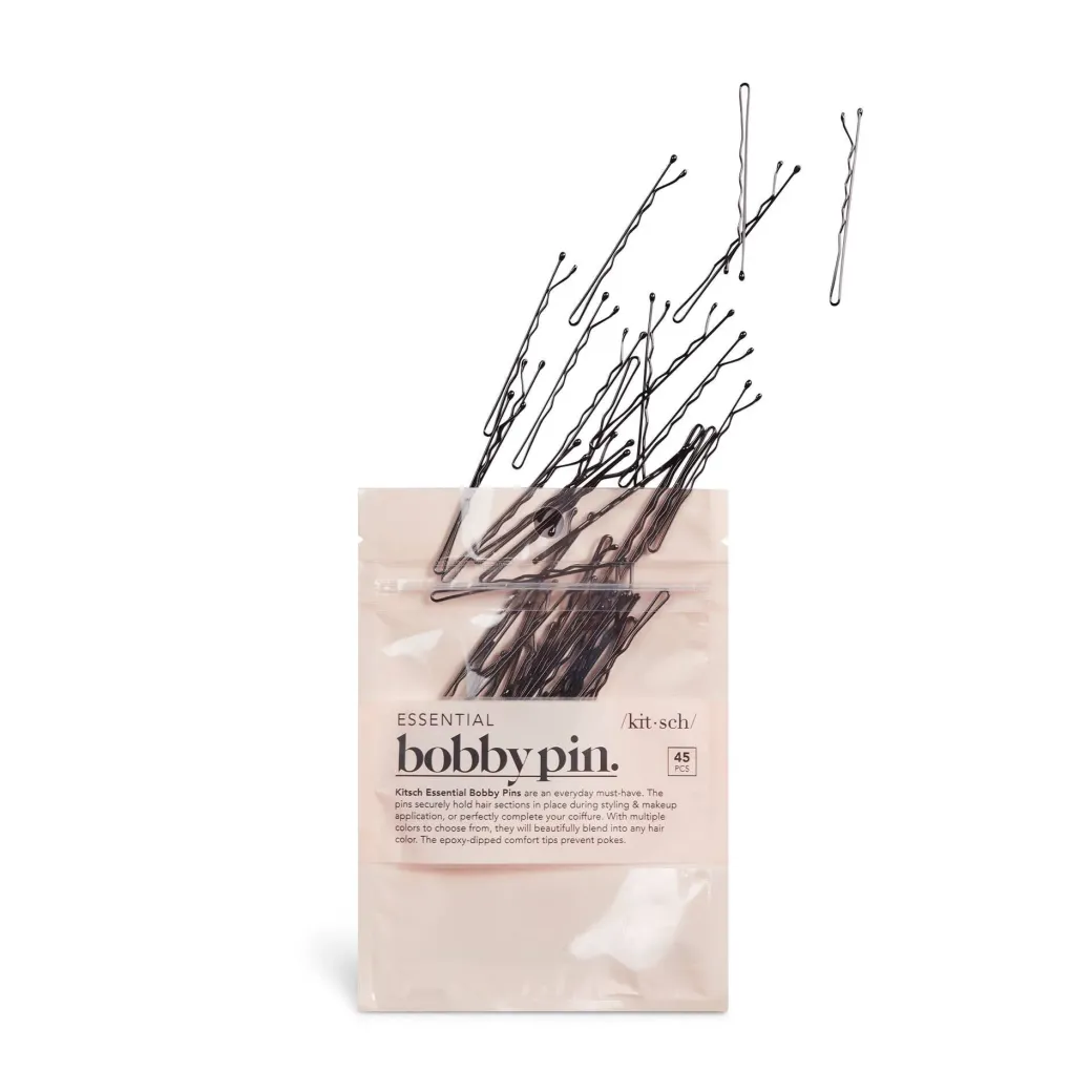 Essential Bobby Pins 45pc Black