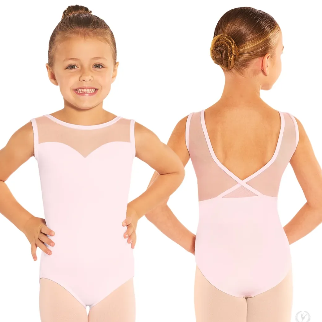 Eurotard Child Silhouette Mesh Sweetheart Tank Leotard