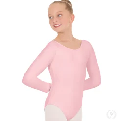 Eurotard Long Sleeve Cotton/Lycra Leotard Child