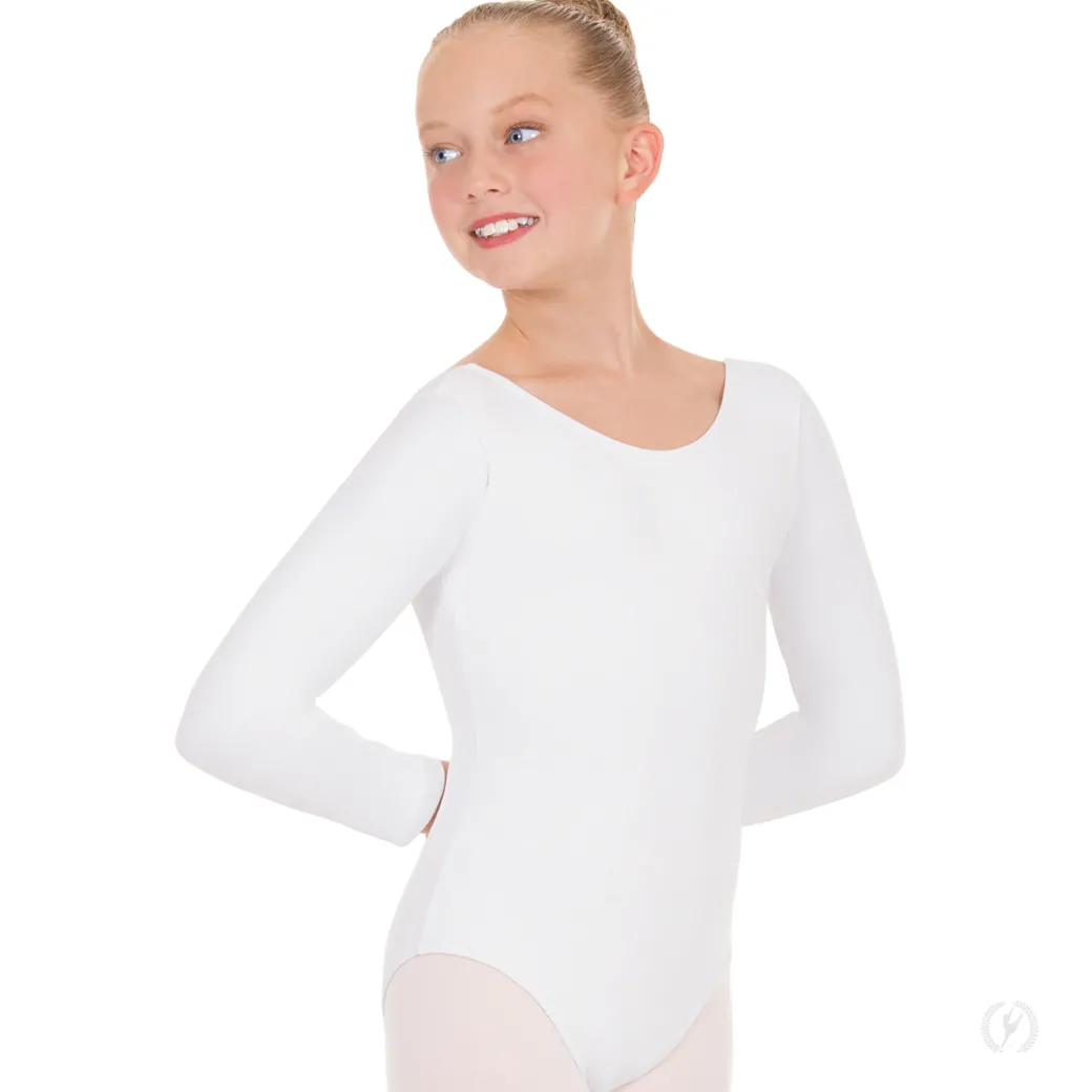 Eurotard Long Sleeve Microfiber Leotard Child