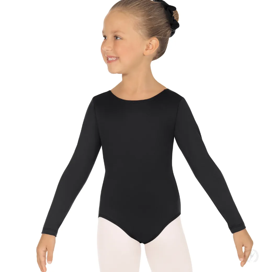 Eurotard Long Sleeve Microfiber Leotard Child