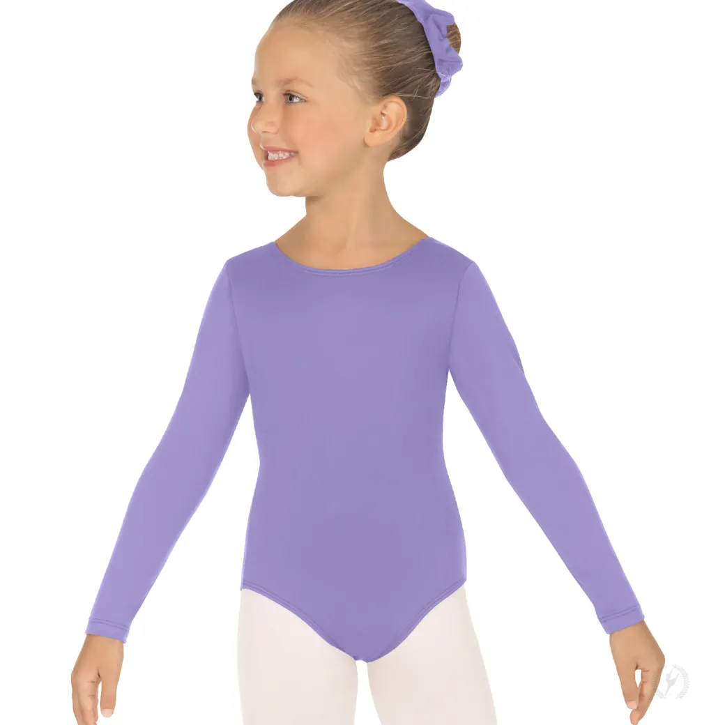 Eurotard Long Sleeve Microfiber Leotard Child