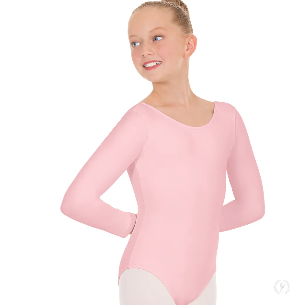Eurotard Long Sleeve Microfiber Leotard Child