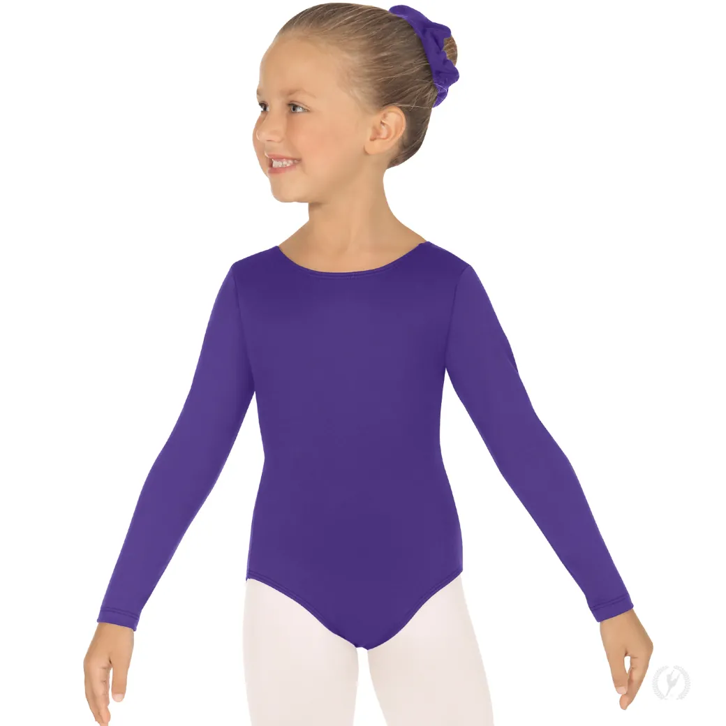 Eurotard Long Sleeve Microfiber Leotard Child