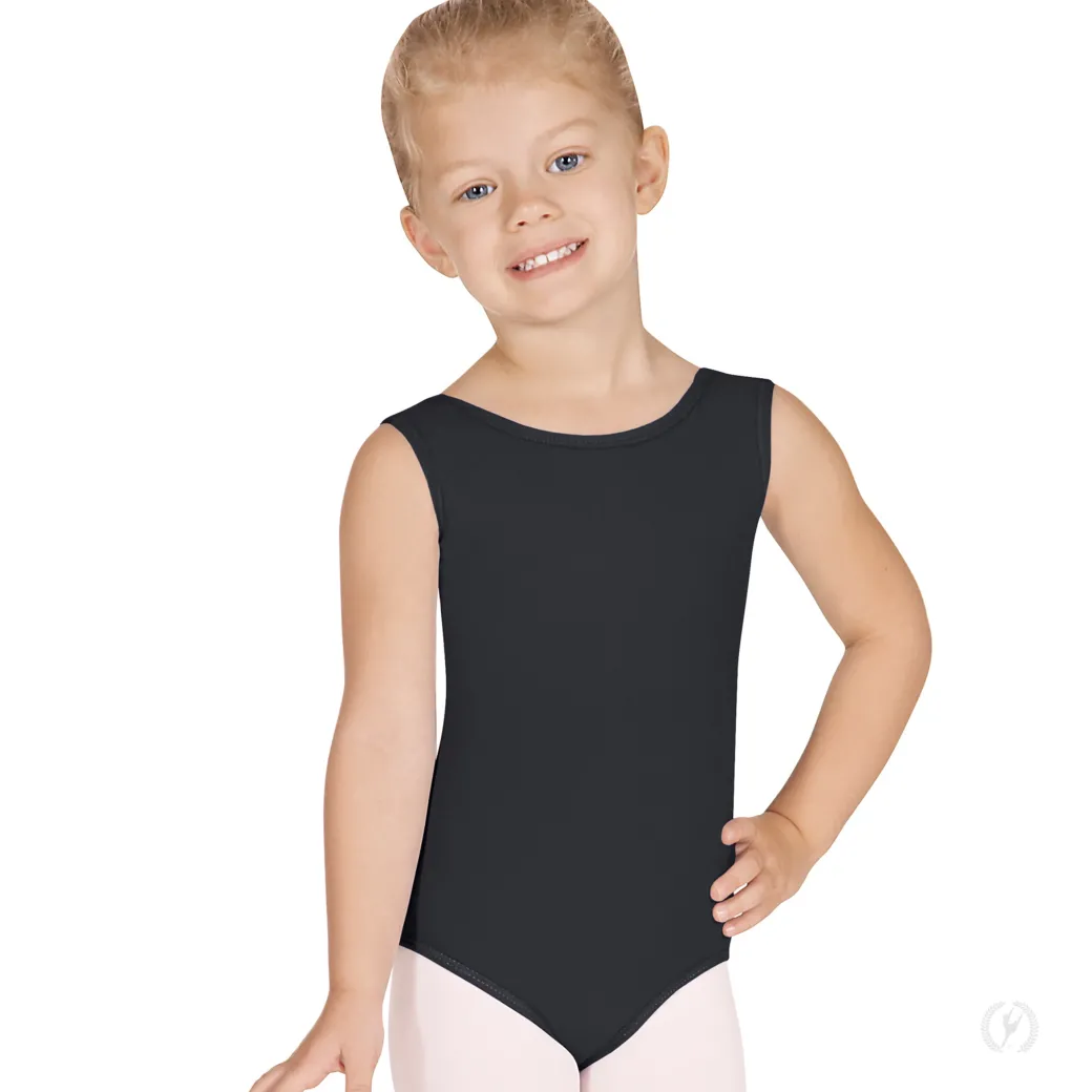 Eurotard Microfiber Tank Leotard With Fully Lined Front Child