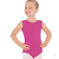 Eurotard Microfiber Tank Leotard With Fully Lined Front Child