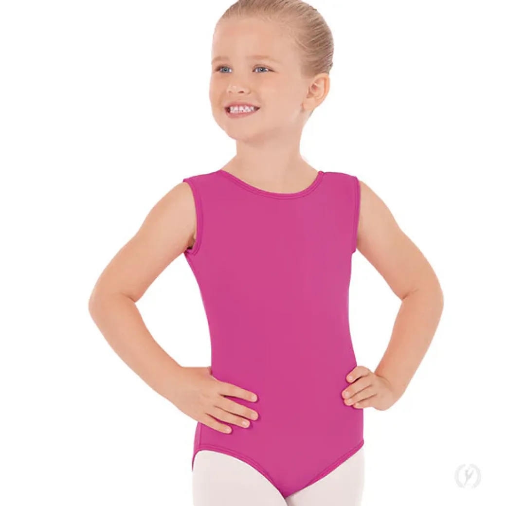 Eurotard Microfiber Tank Leotard With Fully Lined Front Child