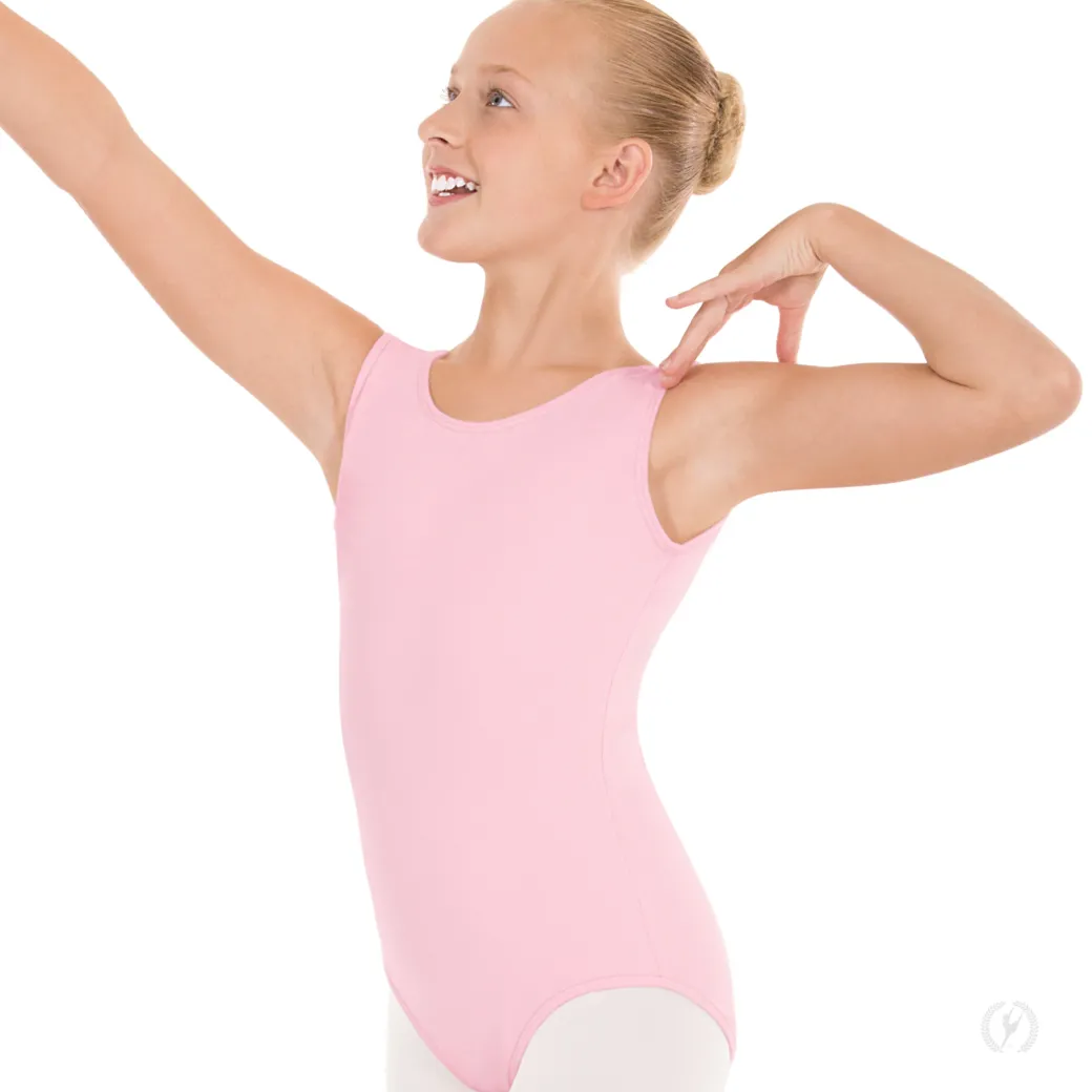 Eurotard Microfiber Tank Leotard With Fully Lined Front Child