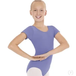Eurotard Short Sleeve Cotton/Lycra Leotard Child