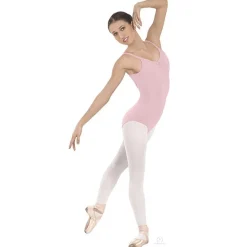 Eurotard Adult Pinch-Front, "V" Back Cotton/Lycra Camisole Leotard