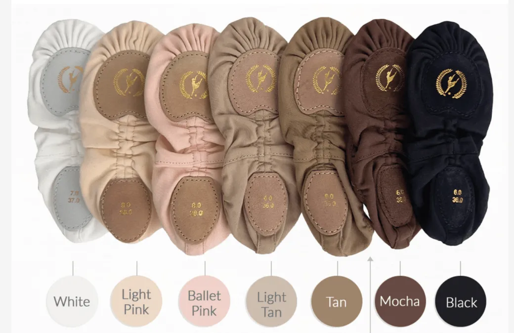 Eurotard Assemblé Split Sole Canvas Ballet Slipper Child