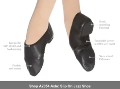 Eurotard Axle Slip On Jazz Shoe Adult