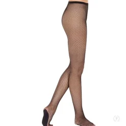 Eurotard Euroskins® Professional Back Seam Fishnet Tights with Lined Foot Adult