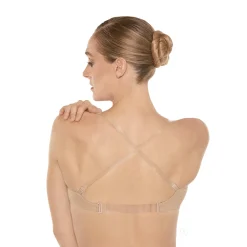 Eurotard EuroSkins Womens Clear Strap Padded Bra