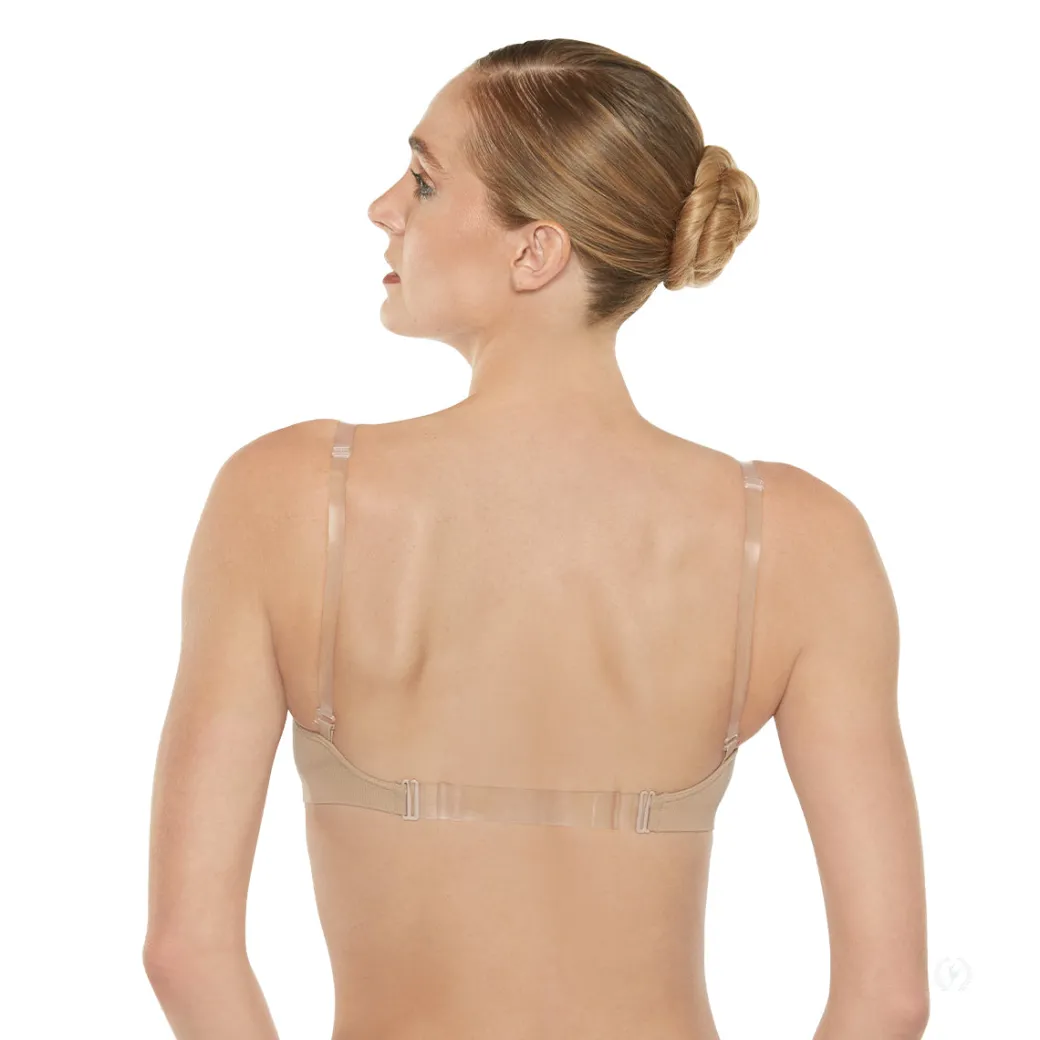 Eurotard EuroSkins Womens Clear Strap Padded Bra
