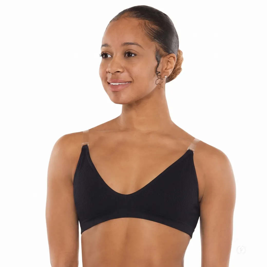 Eurotard EuroSkins Womens Clear Strap Padded Bra
