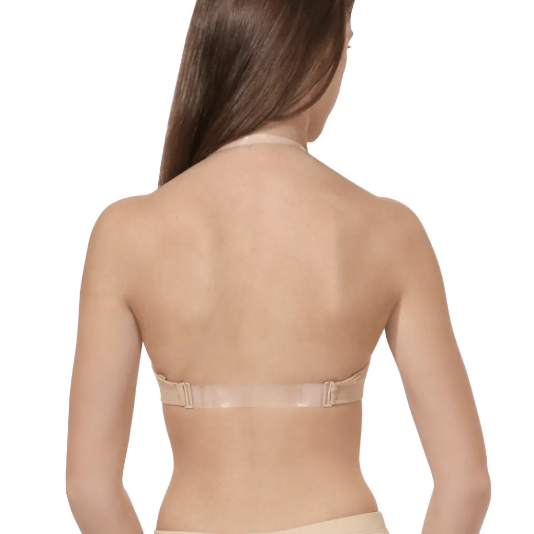 Eurotard EuroSkins Womens Clear Strap Padded Bra