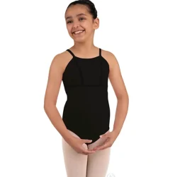 Eurotard Girls Cotton Lycra® Princess Seam to Empire Waist Camisole Leotard Child