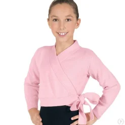 Eurotard Girls Soft Knit Wrap Ballet Sweater