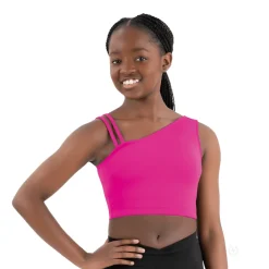 Eurotard Girls & Womens Asymmetrical Long Line Bra