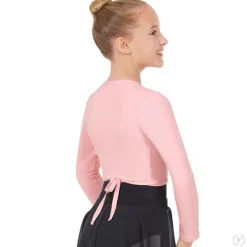 Eurotard Long Sleeve Cotton Lycra® Ballet Wrap Sweater Child