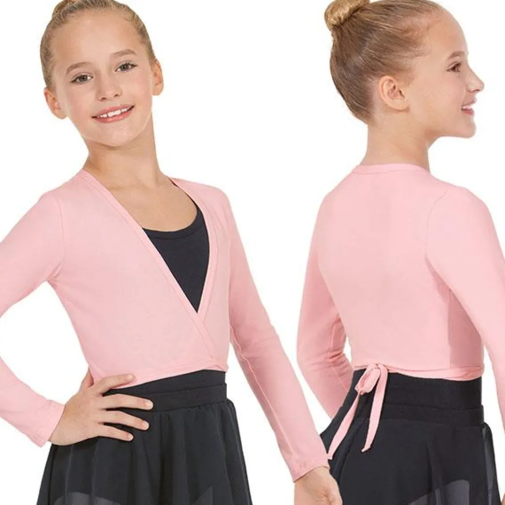 Eurotard Long Sleeve Cotton Lycra® Ballet Wrap Sweater Child