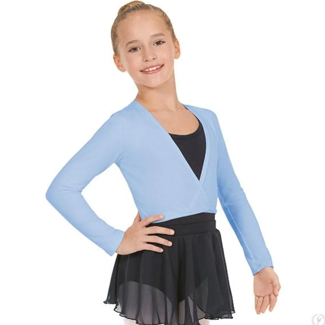 Eurotard Long Sleeve Cotton Lycra® Ballet Wrap Sweater Child