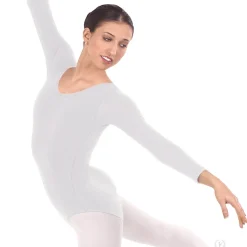 Eurotard Long Sleeve Cotton/Lycra Leotard Adult