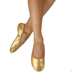 Eurotard Metallic Tendu Full Sole Leather Praise Slipper Adult